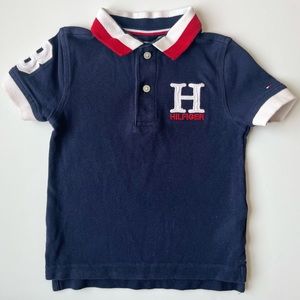 Navy Tommy Hilfiger 2T Boys dress polo -  Toddler Dress Shirts